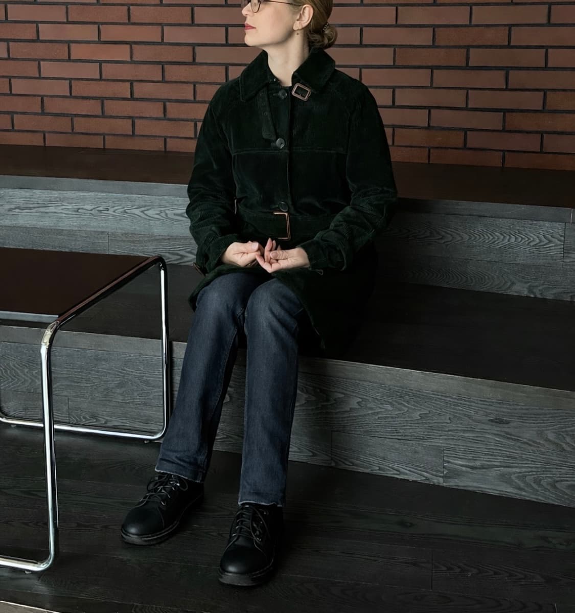 마가렛호웰 벨티드 코듀로이 코트 상품이미지1