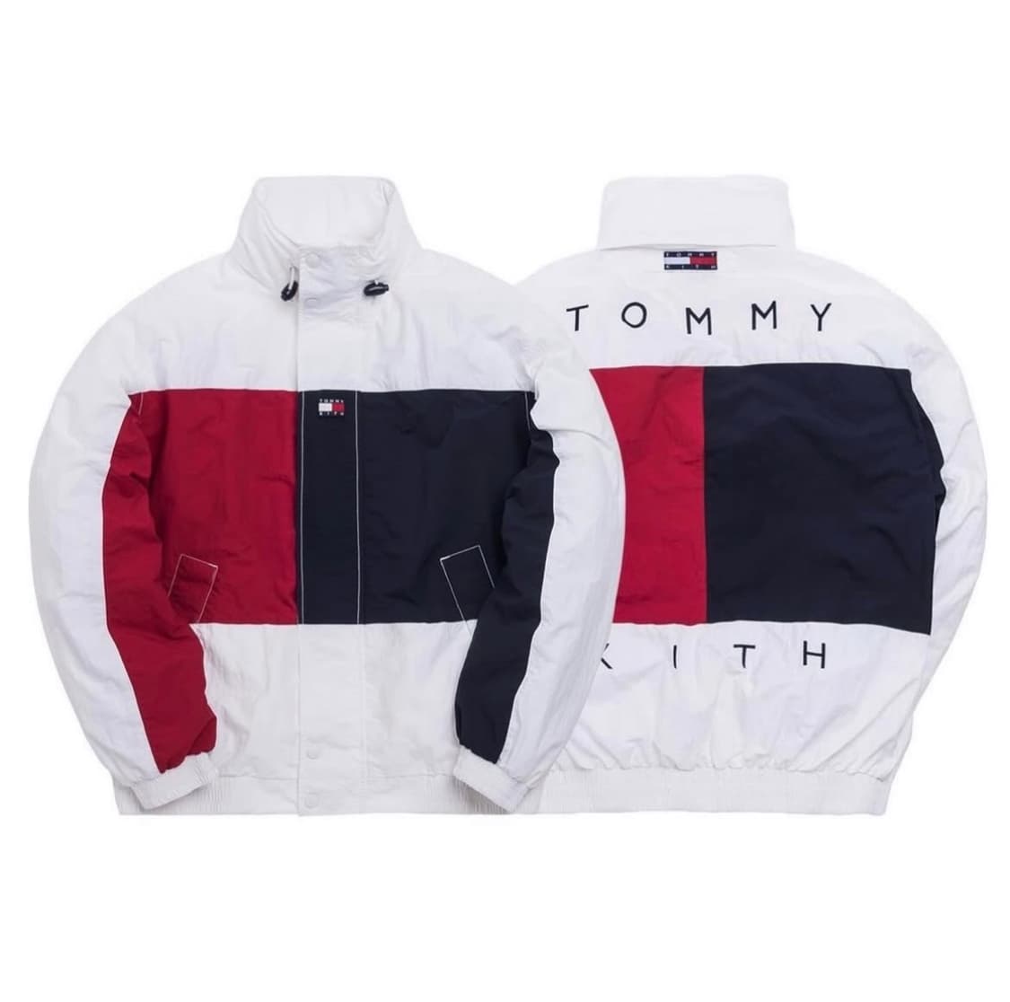 [L] 타미힐피거 KITH 트랙 자켓 화이트 상품이미지3