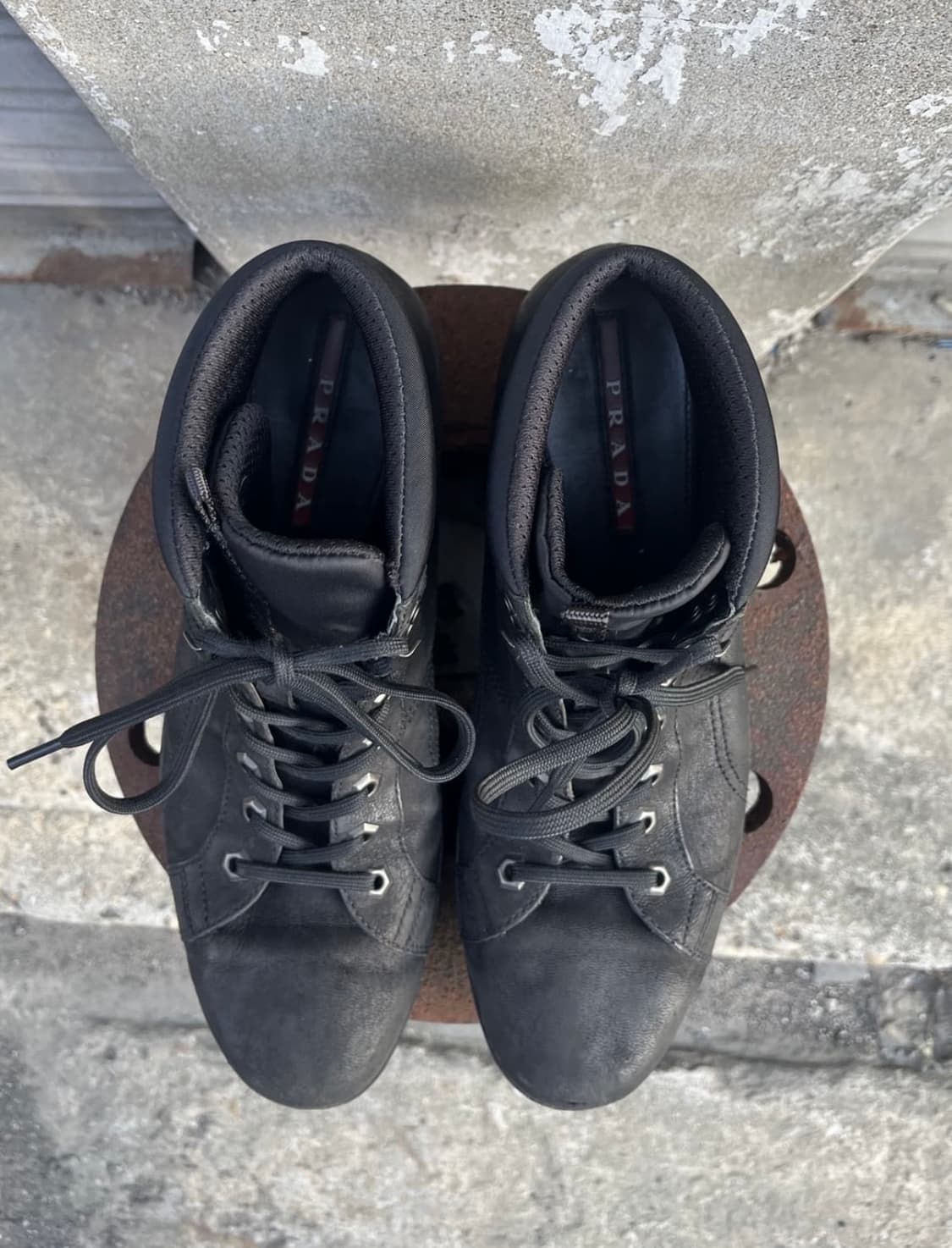 Prada Sports 스웨이드 하이킹 부츠 상품이미지5