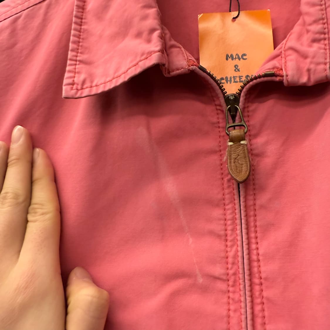 90s 폴로 랄프로렌 코튼 스윙탑 자켓 블루종 핑크 N646 상품이미지3