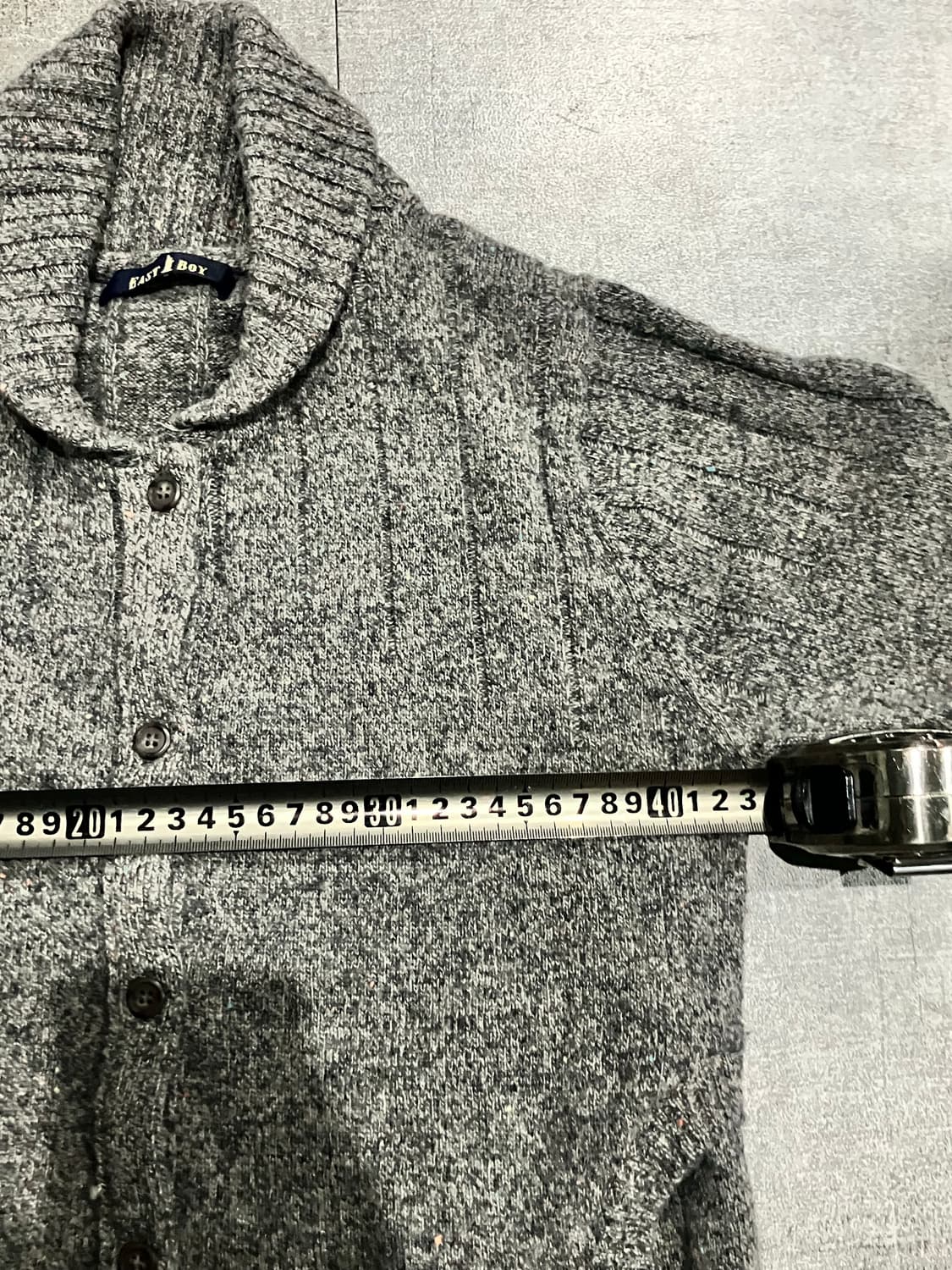 Eastboy 이스트보이 올드스쿨아메카지 숄카라 니트가디건 상품이미지2