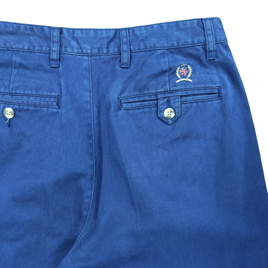 (30) 90s 타미힐피거 월계수 자수 네이비 코튼 팬츠 상품이미지2