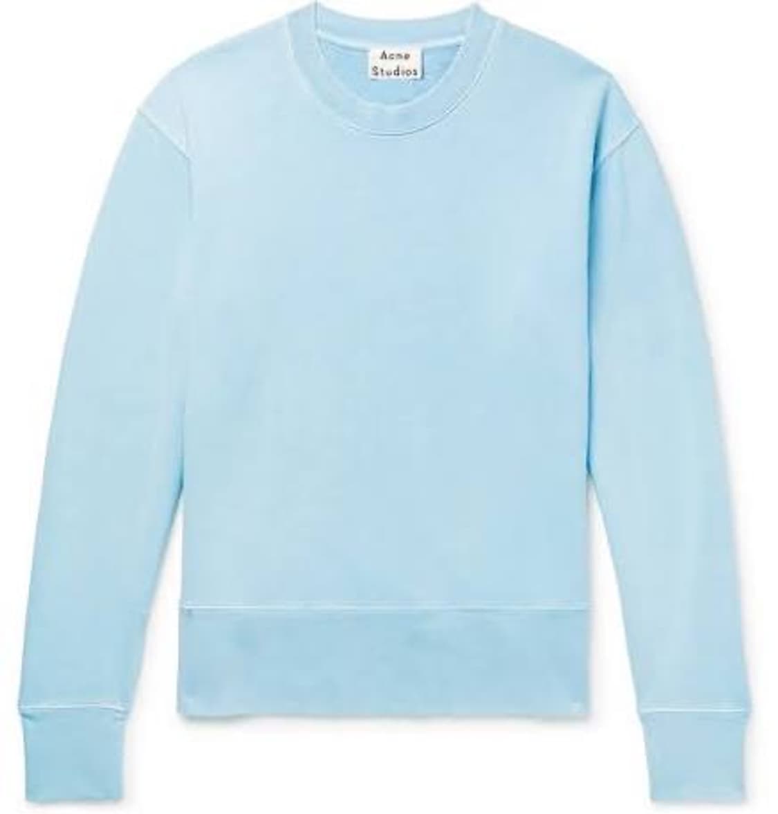 아크네 스튜디오 가먼트-다이드 코튼 스웻셔츠 상품이미지1