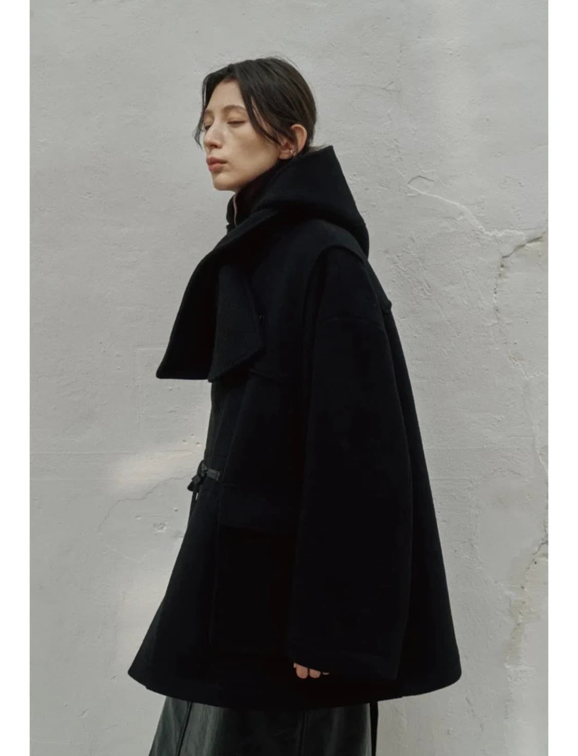 노이어 포 우먼 캐시미어 머플러 더플 코트 상품이미지1