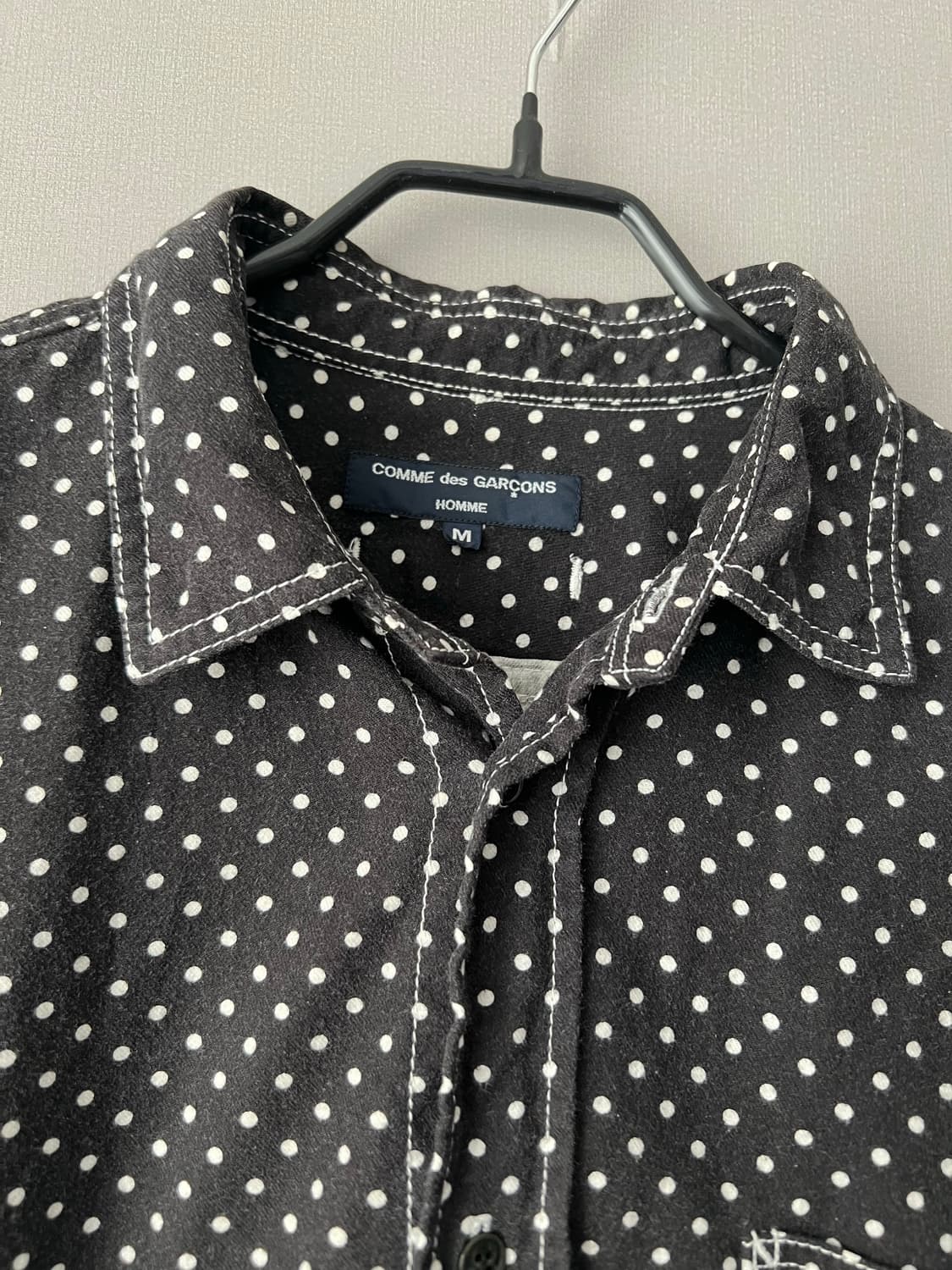 꼼데가르송 옴므 도트 셔츠 상품이미지2