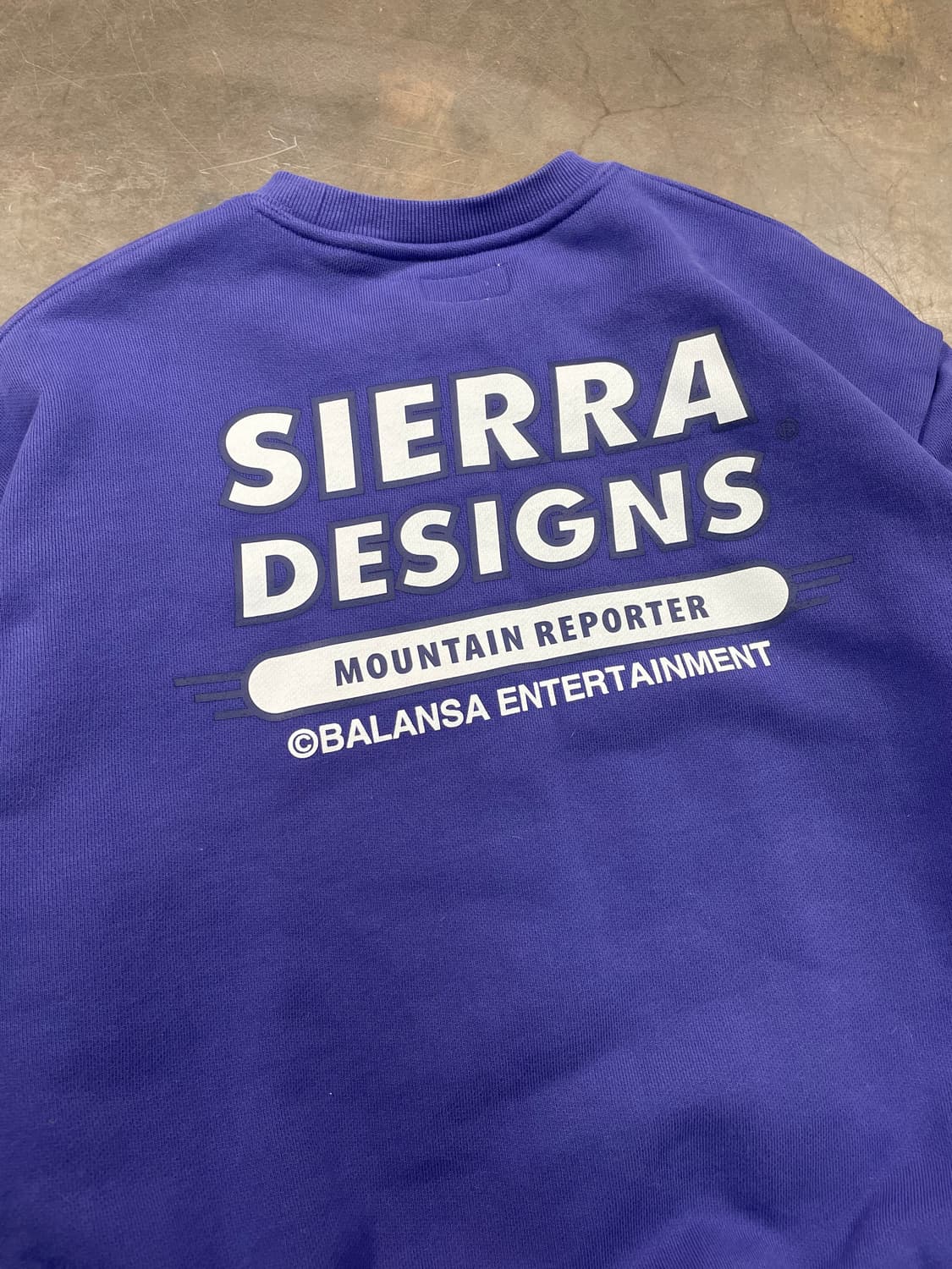 시에라 디자인 X 발란사 스웻셔츠 상품이미지2