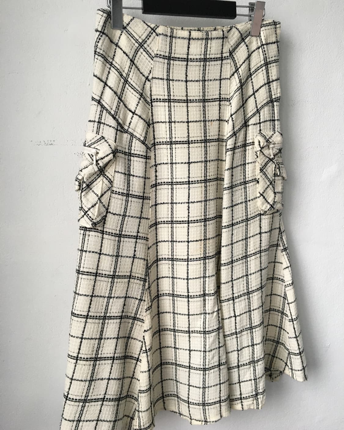 Pocket point chek pattern skirt 상품이미지3