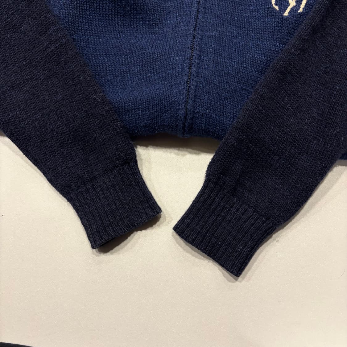 [L] 폴로 랄프로렌 빅포니 네이비 나그랑 니트 집업 가디건 C589 상품이미지6