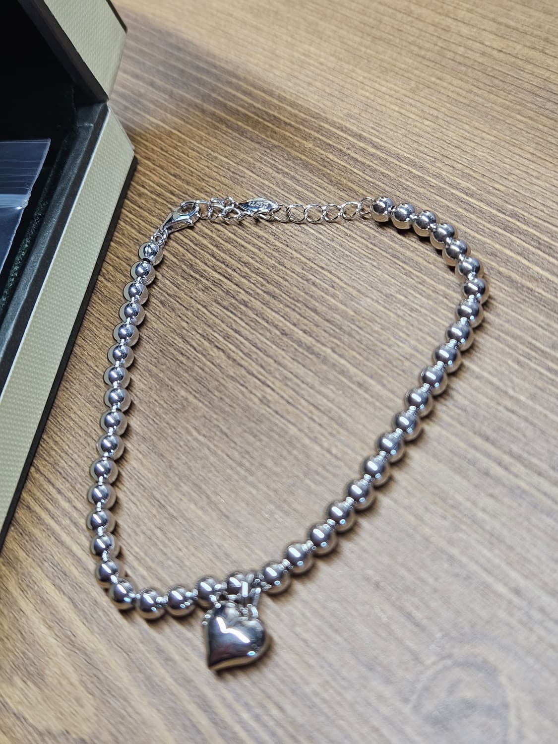 미사용 로이드 하트 볼 팔찌 상품이미지1