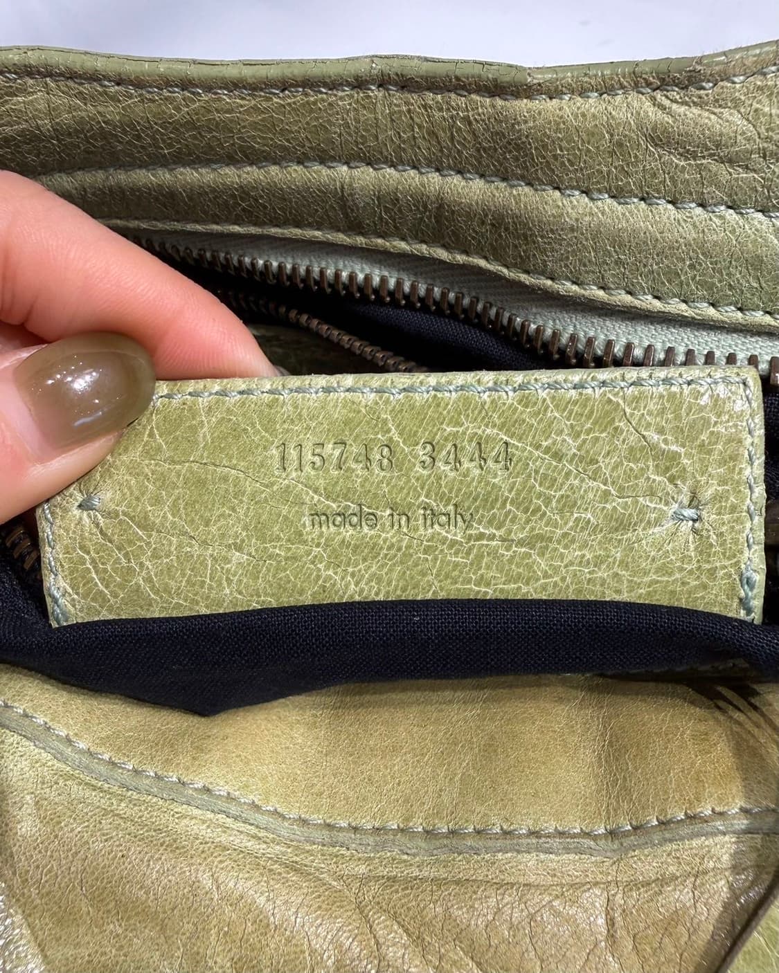 발렌시아가 그린 클래식 시티 모터백  상품이미지9