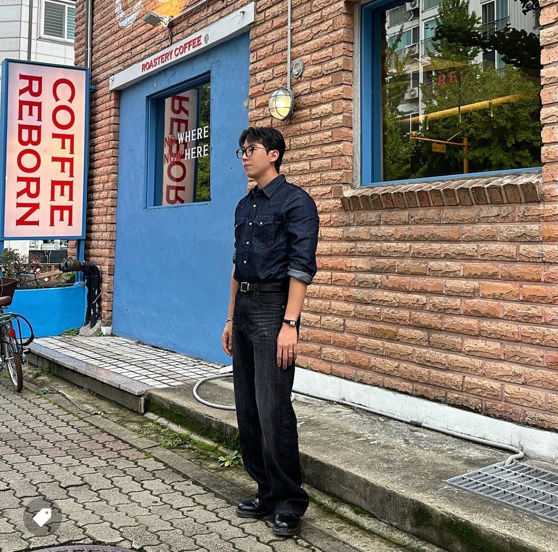 택포/S급) 리바이스 웨스턴 데님 셔츠 인디고 상품이미지6