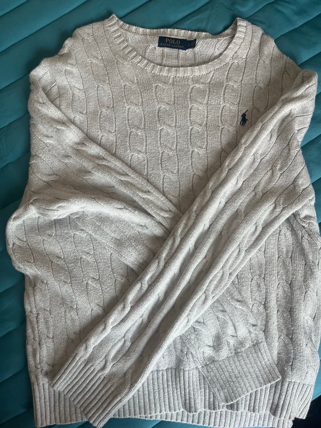 폴로 케이블 니트 L 상품이미지1
