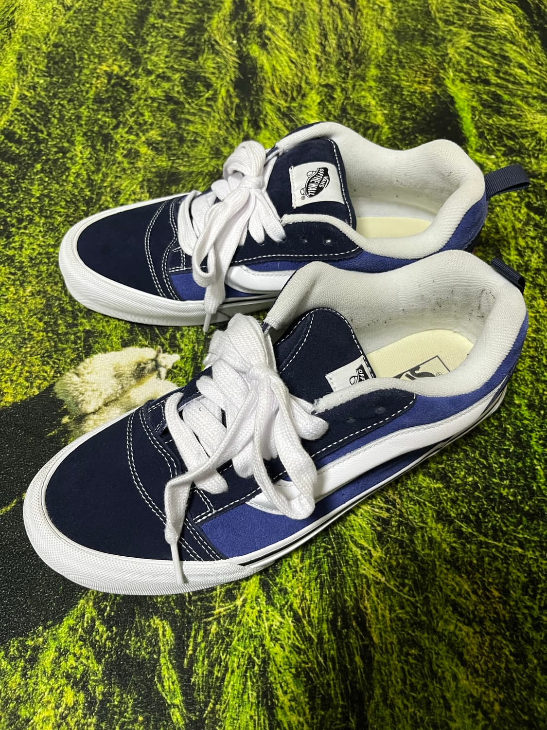 반스 뉴스쿨 네이비 화이트 상품이미지1