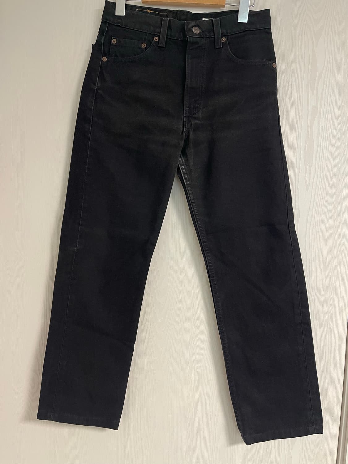 리바이스 made in USA 505 블랙진 29/30(기장수선) 상품이미지1