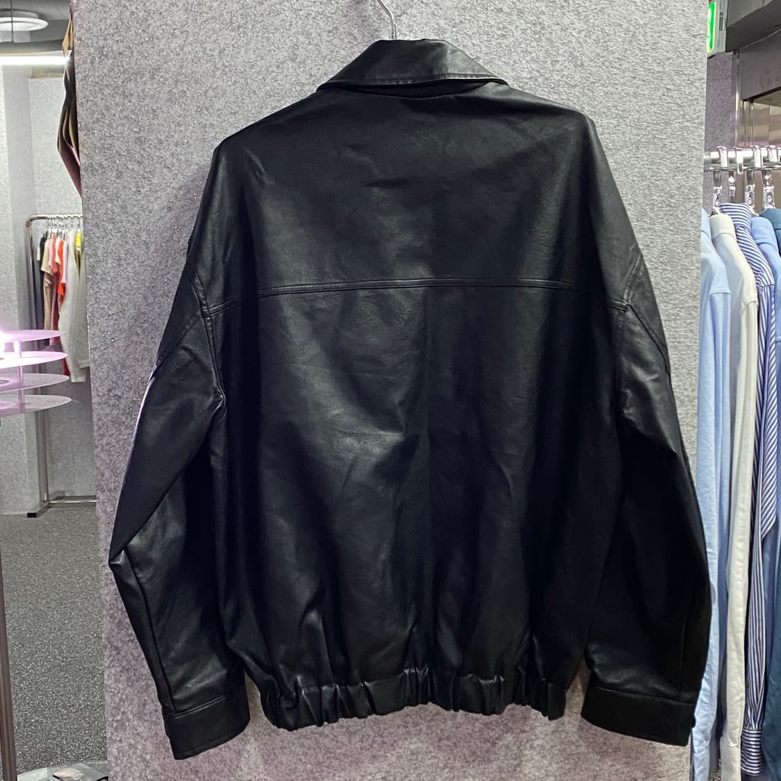 빈티지 레더 버튼 자켓 B3086 상품이미지3