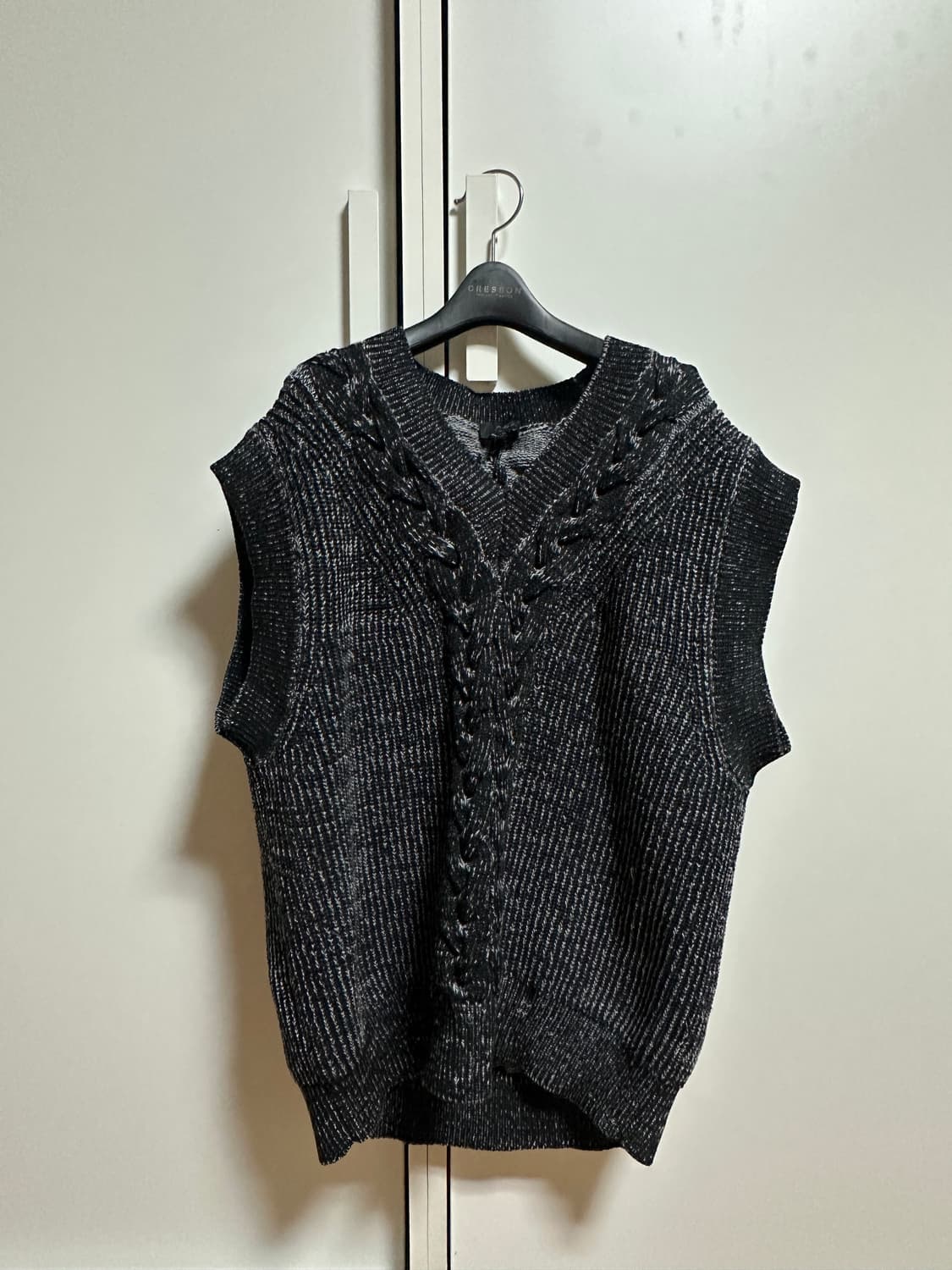 코스 케이블 니트 베스트 S 상품이미지1