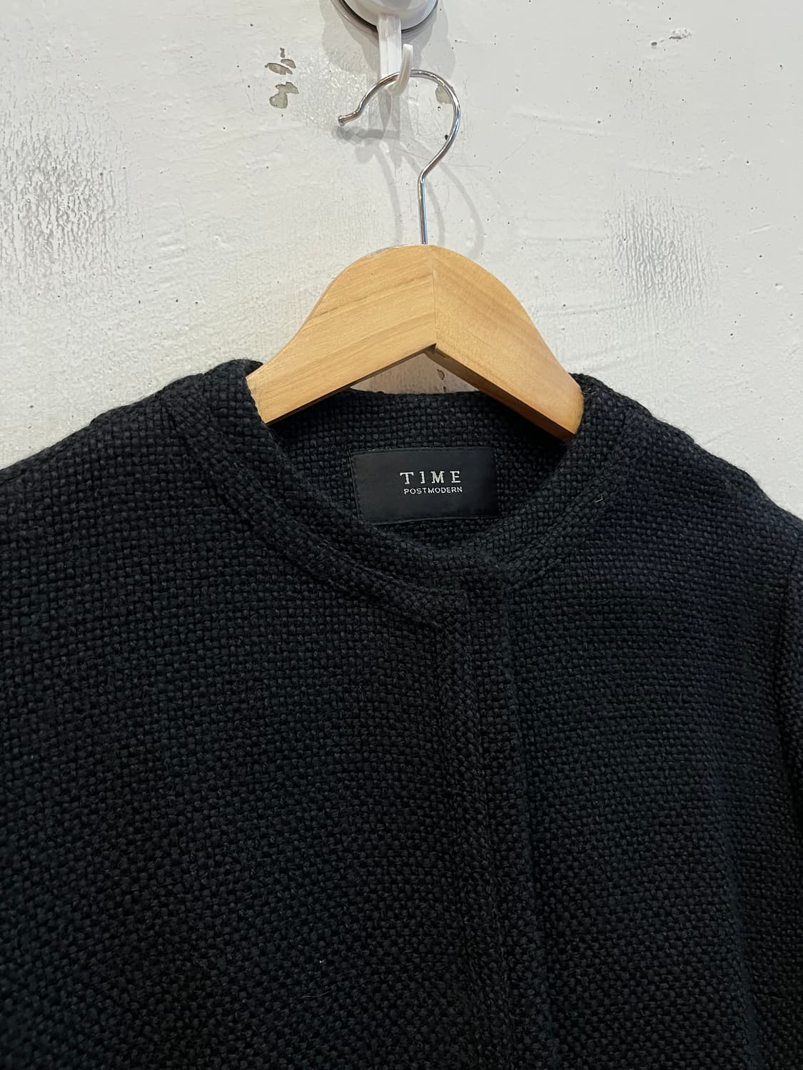 타임 울 트위드 자켓 블랙 상품이미지2