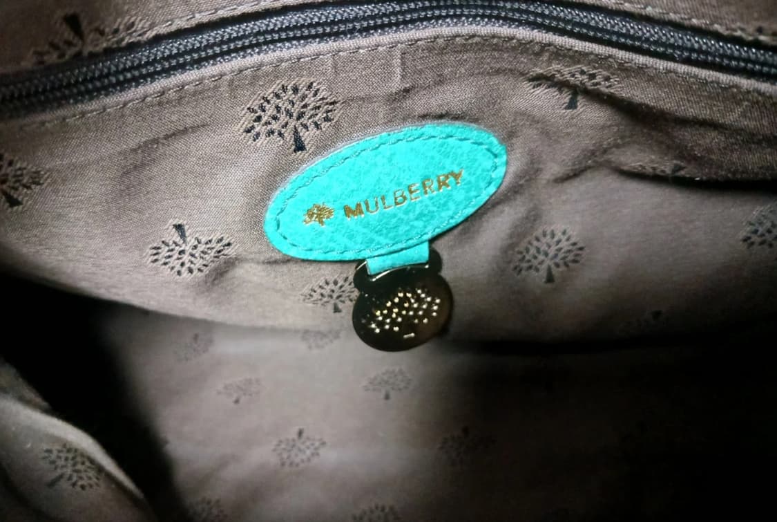 Mulberry 멀버리 테일러 오버사이즈 사첼백 민트 상품이미지7