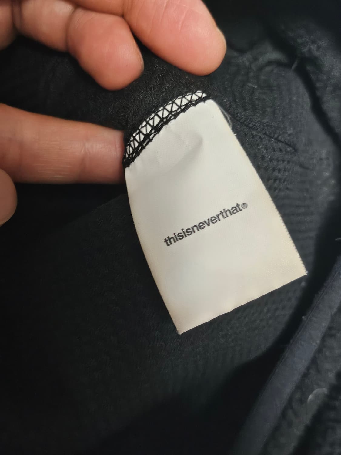 디스이즈네버댓 플리스 블랙 L 상품이미지5
