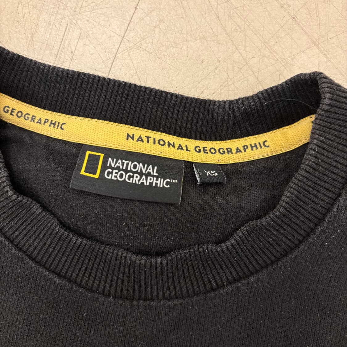 내셔널지오그래픽 빅로고 맨투맨 상품이미지3