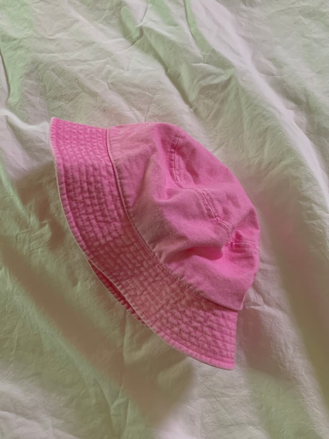 스투시 워시드 스탁 버킷햇 핑크 L-XL 상품이미지2