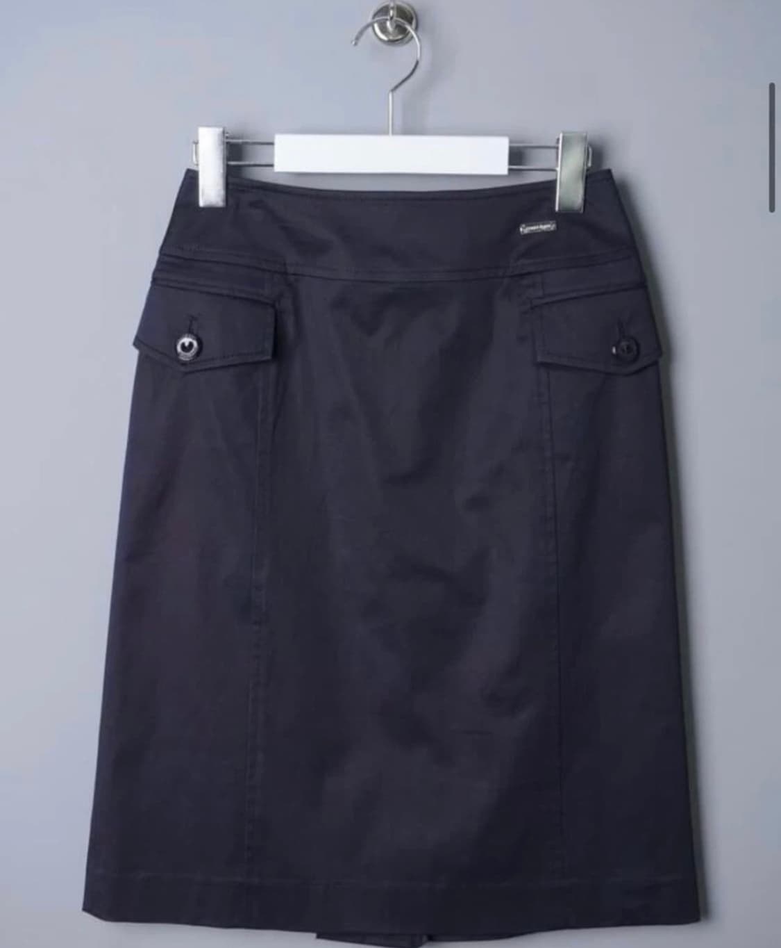 꾸레쥬 스트라이프 미디 스커트 38 상품이미지1