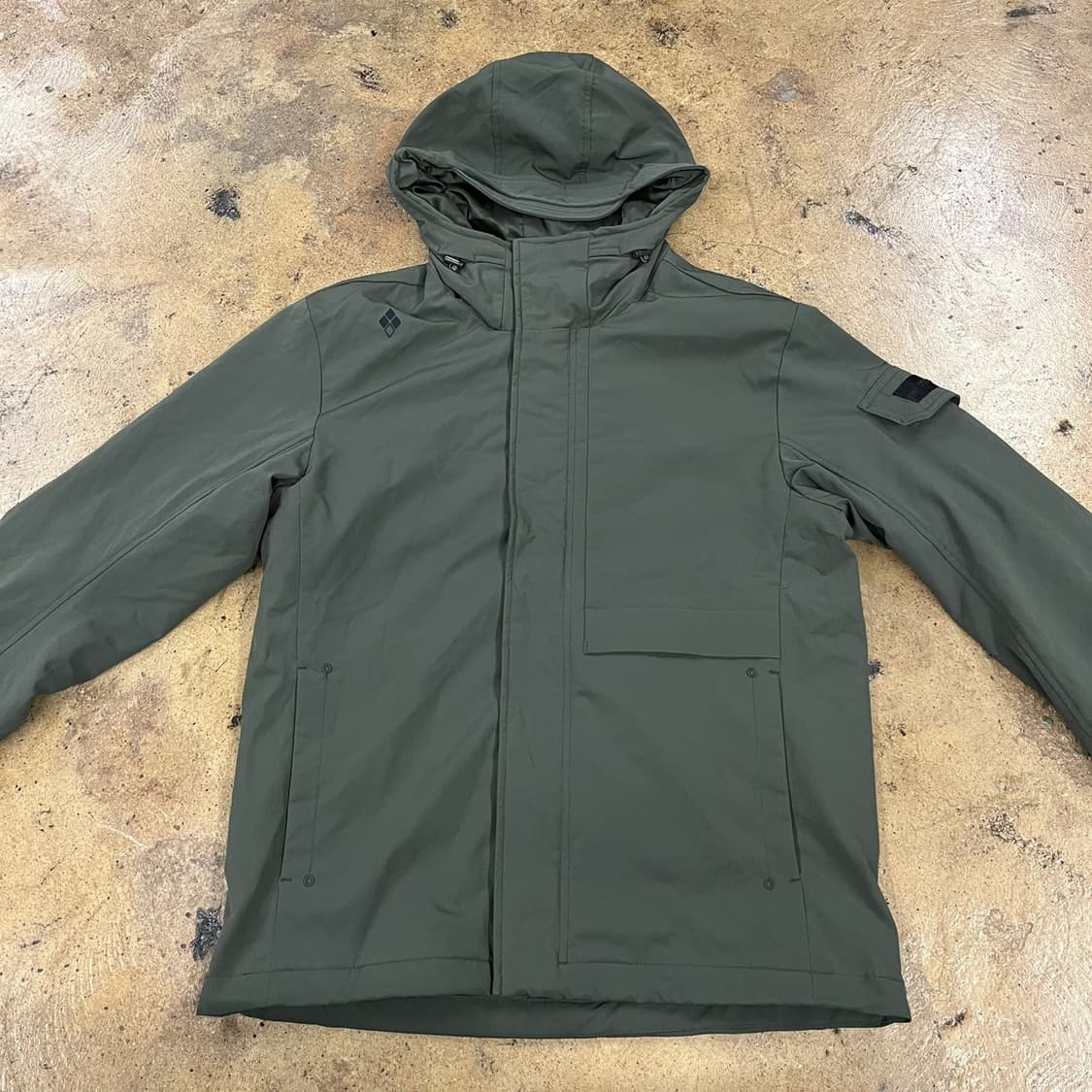 [정품/95] 몽벨 카키색 후드 자켓 b8 상품이미지3