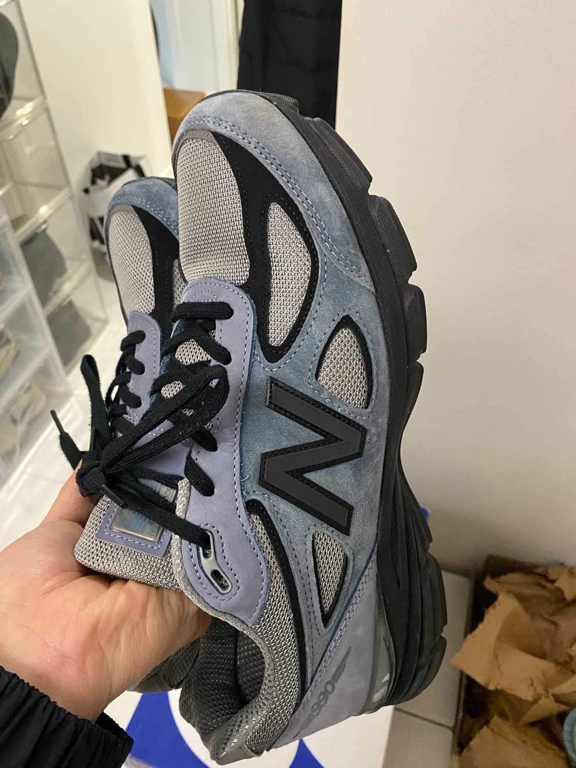 뉴발란스 990v4 메이드 인 USA 아크틱 그레이 285 상품이미지4