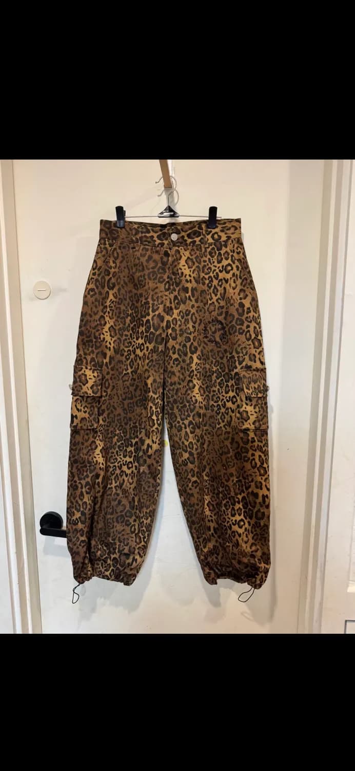 더미스테리어스호텔 레오파드 카고 팬츠 상품이미지2