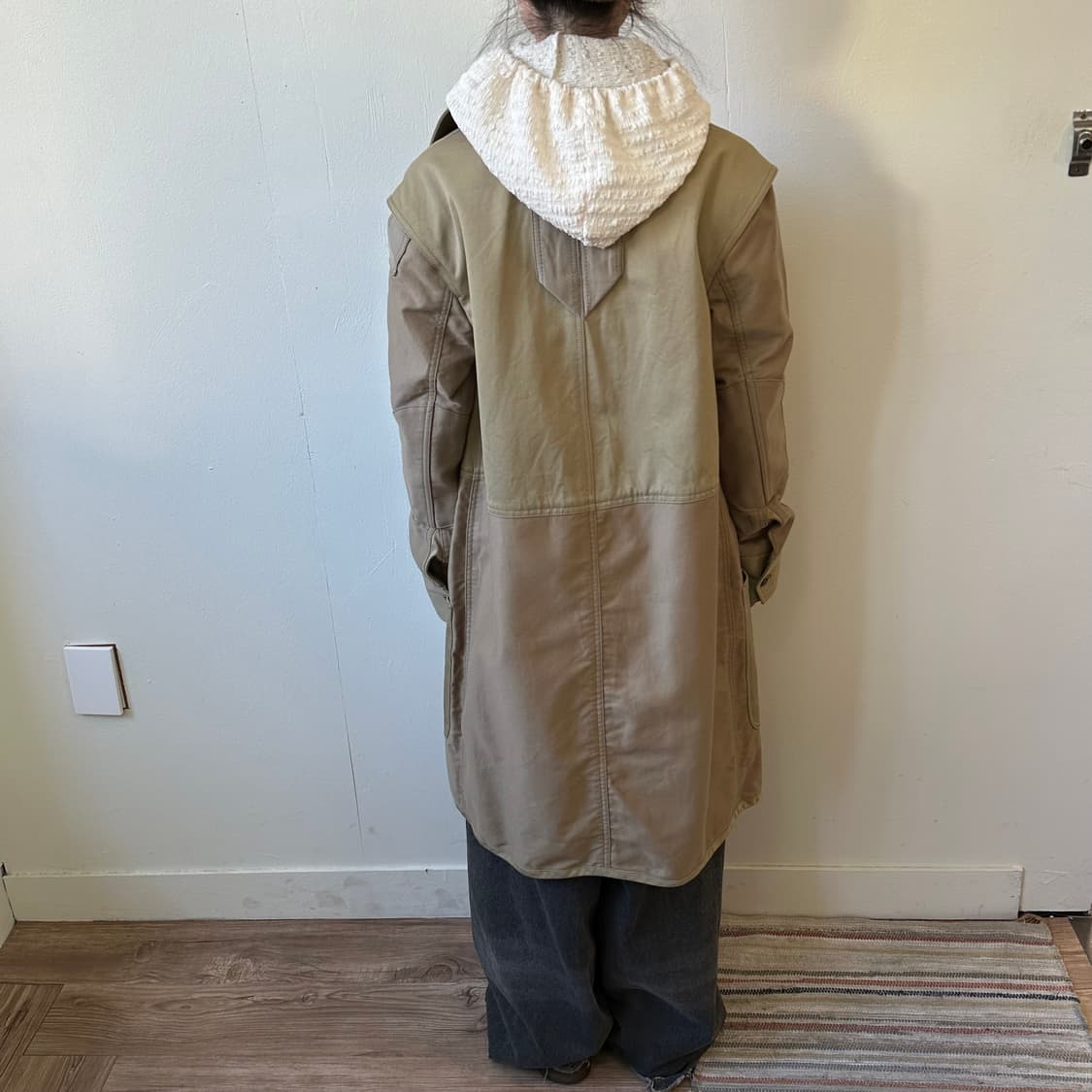 셀린느 패치워크 트렌치 코트 상품이미지3