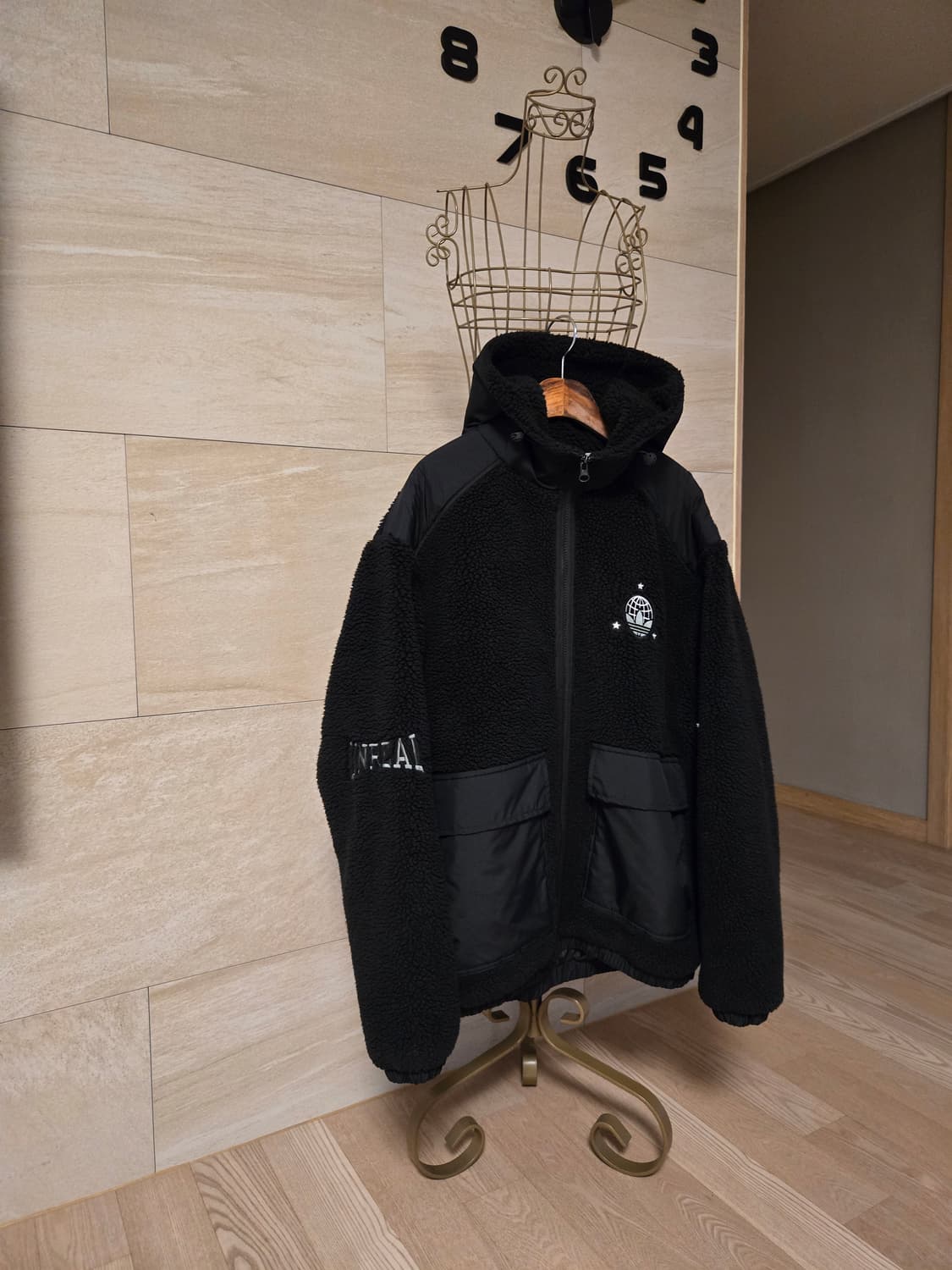 [L] 아디다스 남성 플리스 후드 집업 자켓 상품이미지2