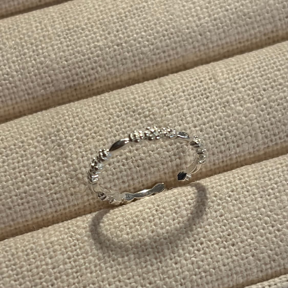 새상품 여성 오픈링 꽃 반지 은반지 실버링 상품이미지4