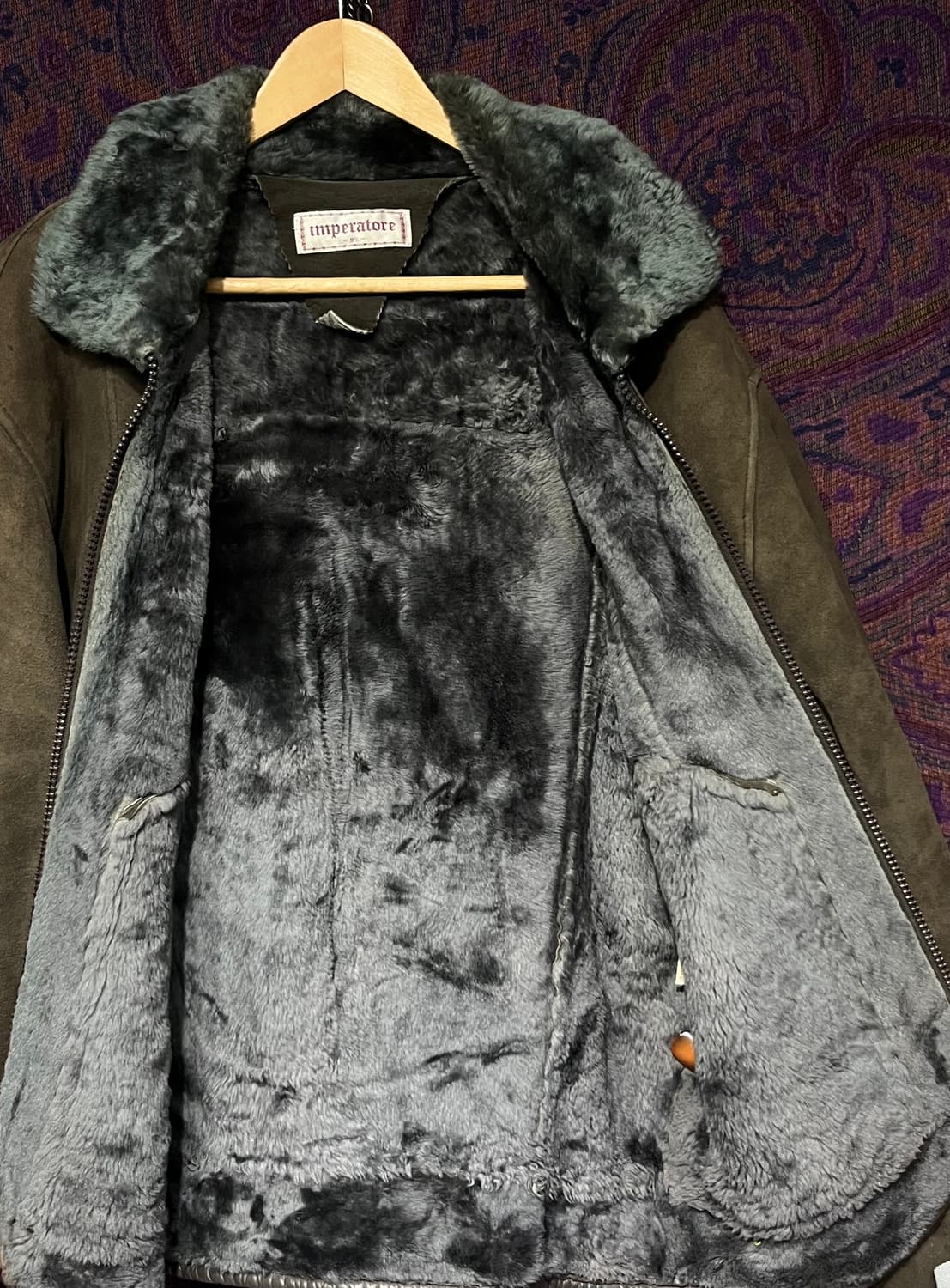 스웨이드 무스탕 시어링자켓 상품이미지7