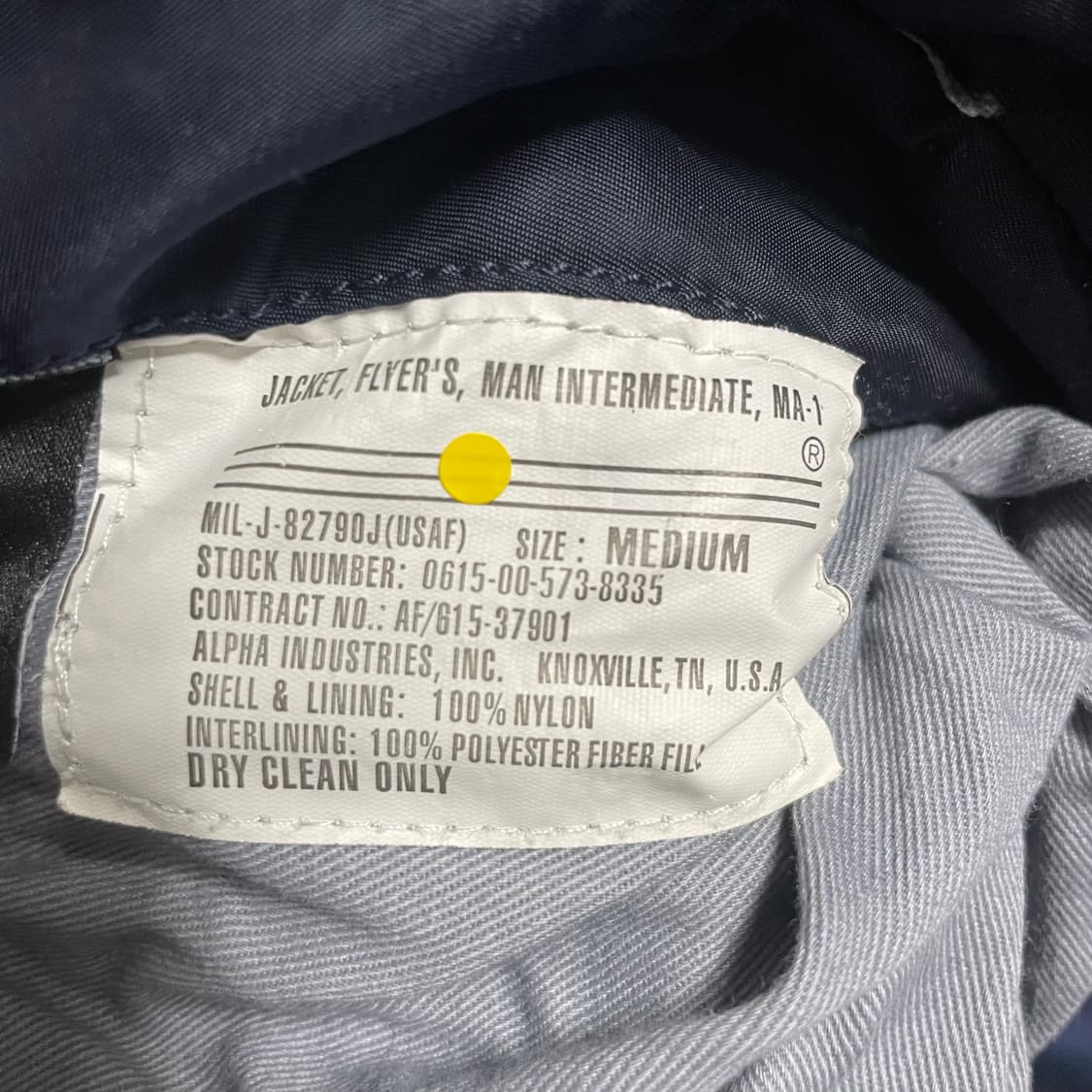 M 알파인더스트리 NASA MA-1 항공점퍼 상품이미지6