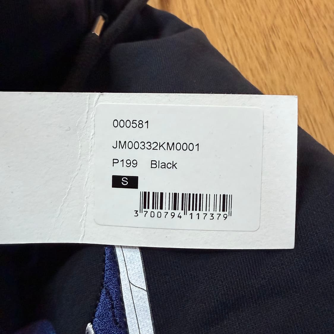 새상품) 메종키츠네 드레스드 폭스 후드티 블랙 (S) 상품이미지7