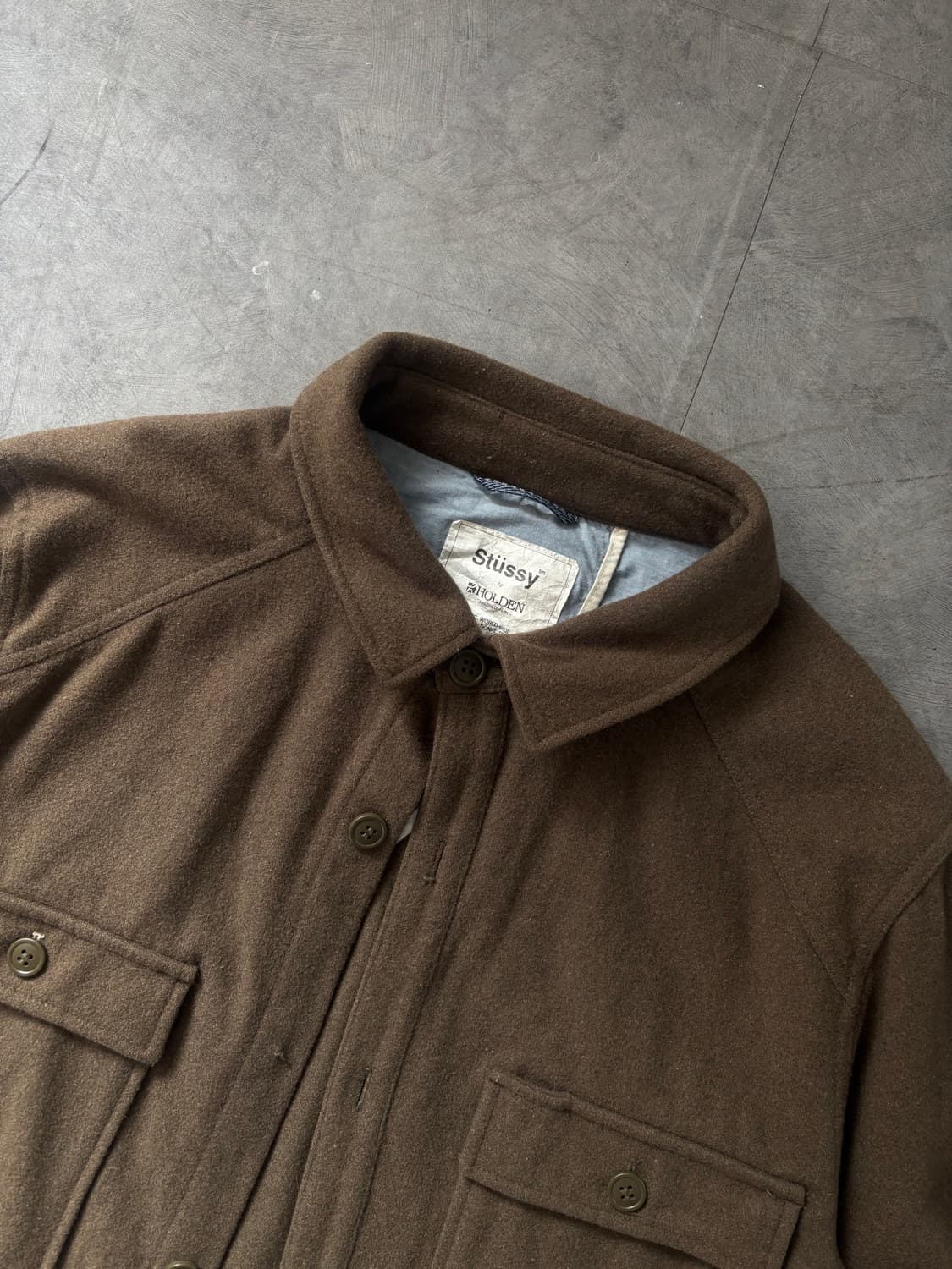 Stussy 스투시 x 홀덴 울 필드 셔츠 상품이미지5