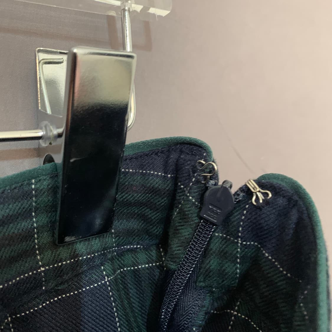 S 아디다스 컬리지 에이트 테니스 체크 플리츠 스커트 치마 상품이미지5