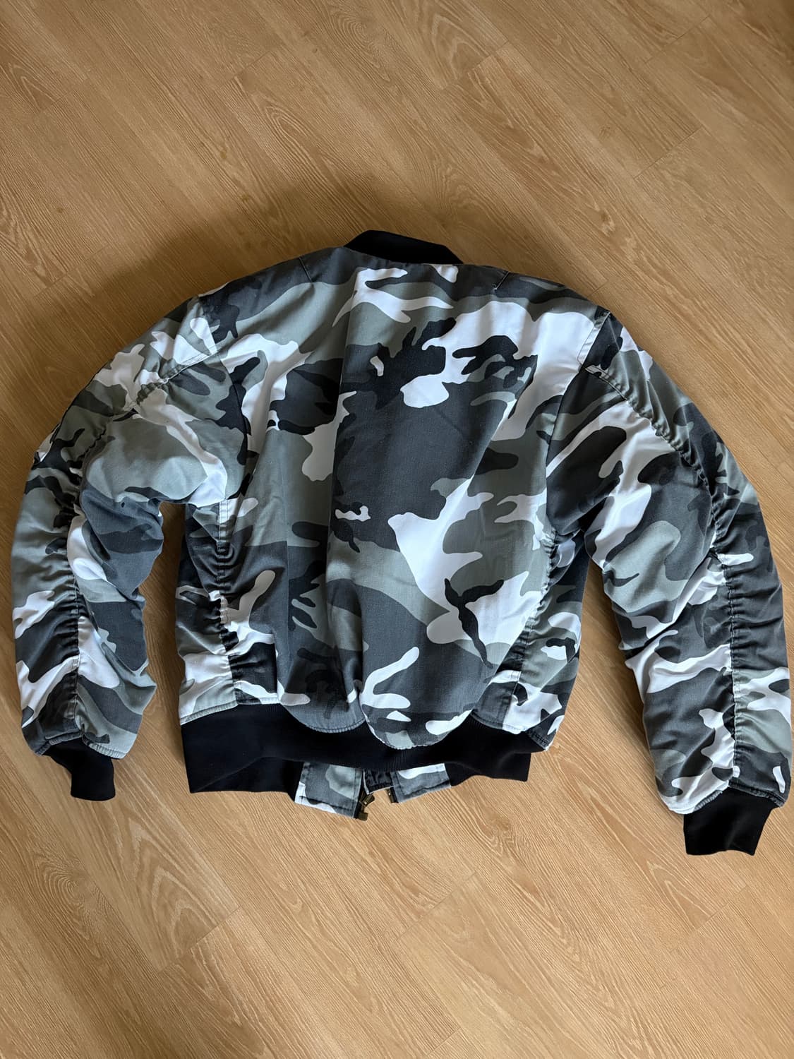 Military snow camo bomber S 상품이미지6