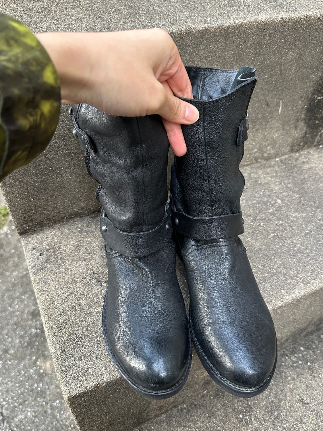 Geox Italy buckle detail bondage boots 상품이미지6