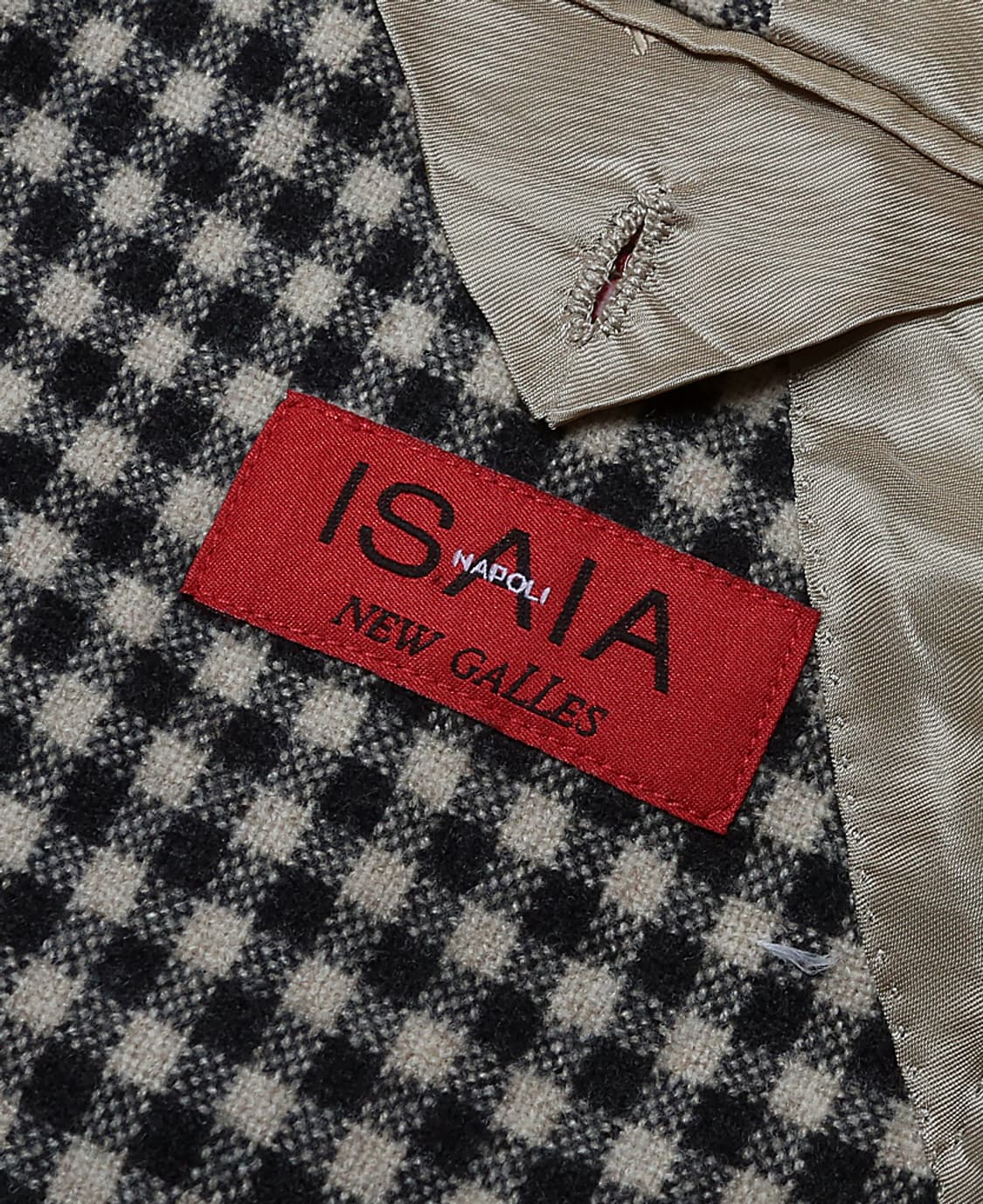 이자이아 [Isaia] New Galles 깅엄체크 나폴리 클래식 자켓 상품이미지5