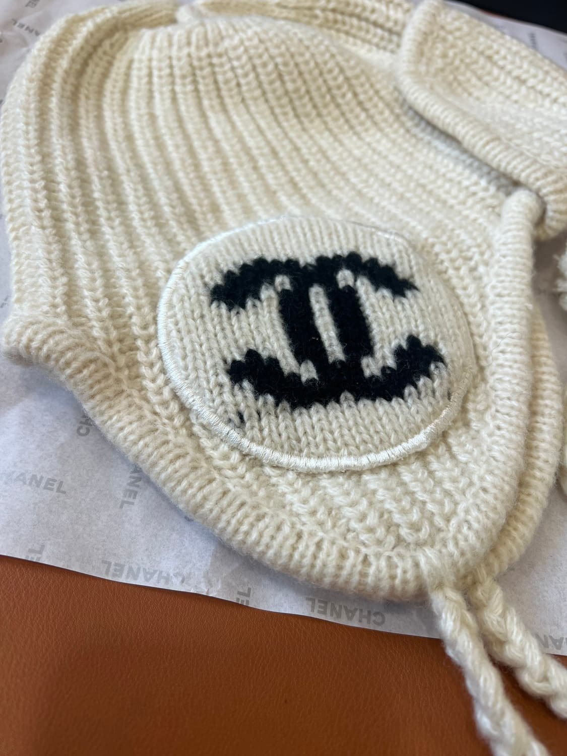 샤넬 햇 캐시미어 에크루  상품이미지2