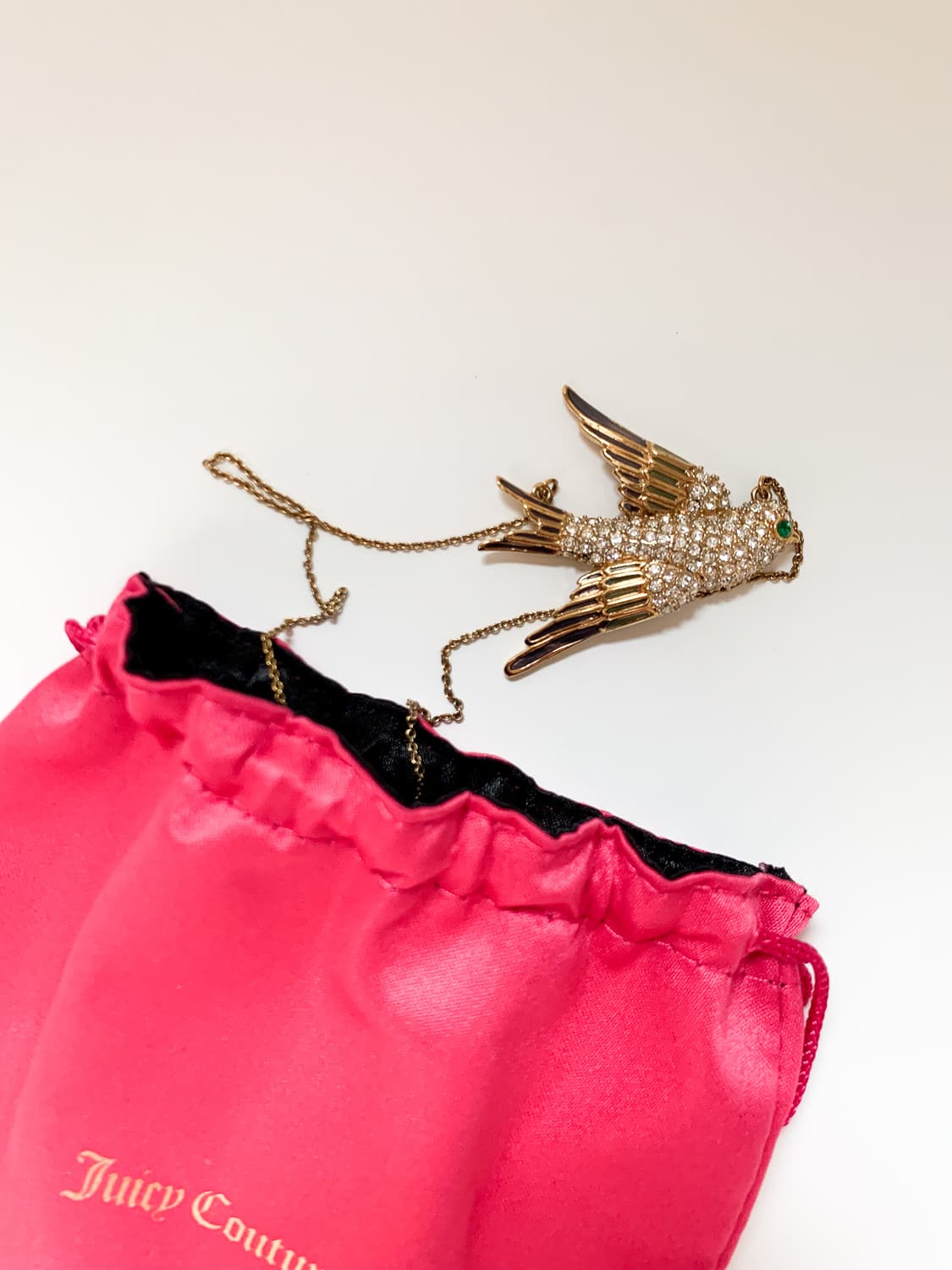 Juicy Couture 큐빅 버드 참 커스튬 목걸이 상품이미지9