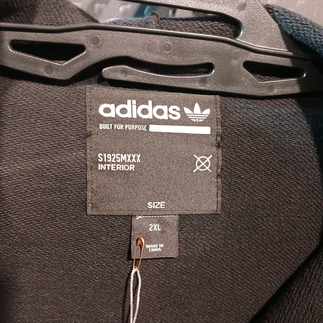 아디다스 블랙 트레이닝 기모 후드집업 상품이미지3