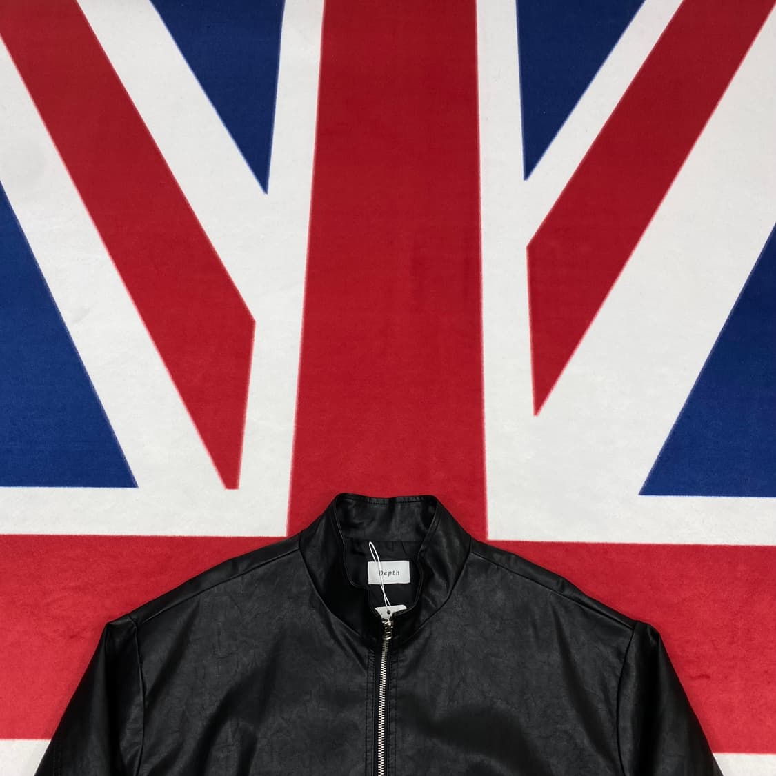 depth 투웨이 오버핏 레더자켓 실측 M -L  상품이미지2