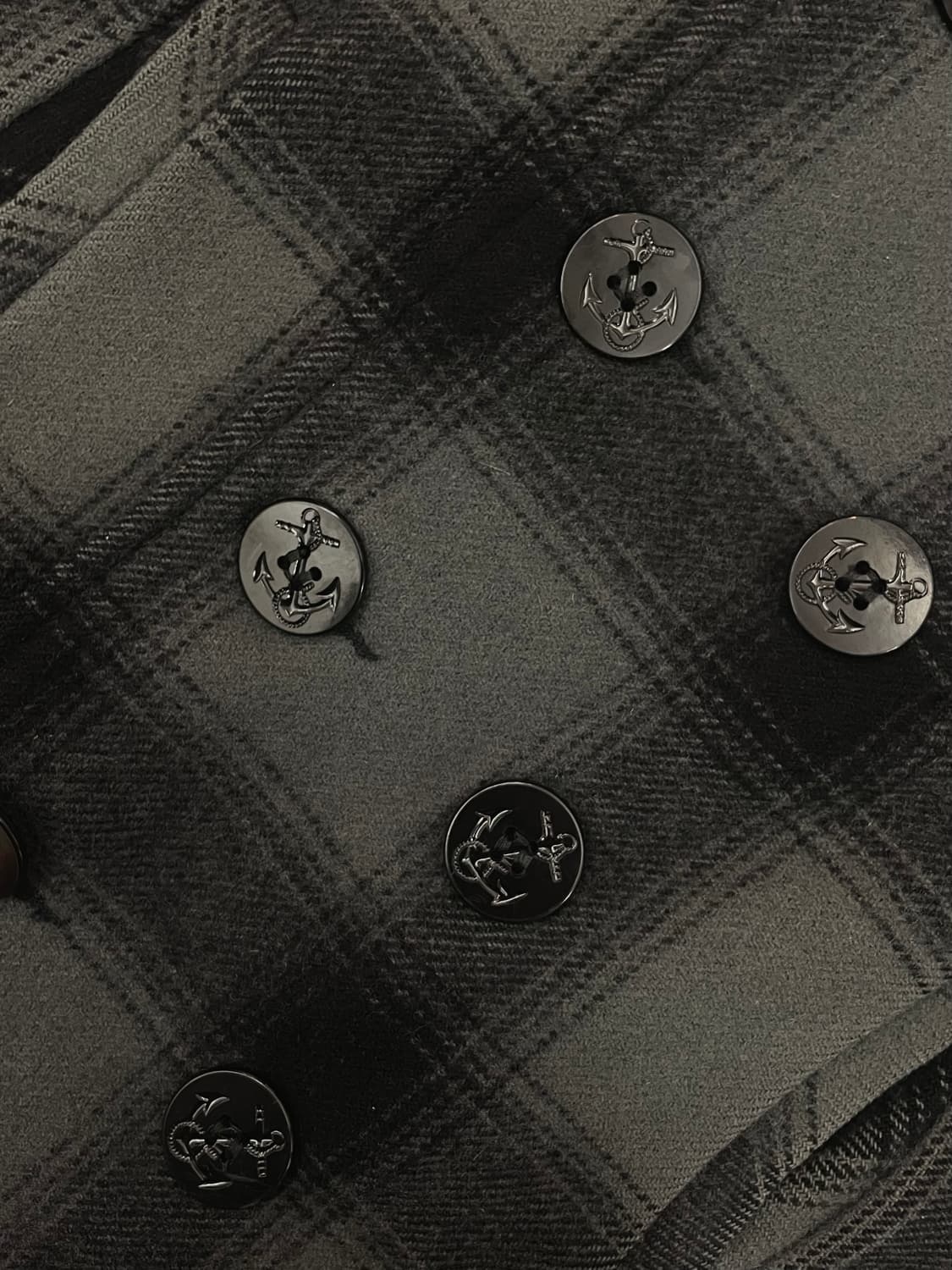 Schott 체크 피코트 상품이미지2