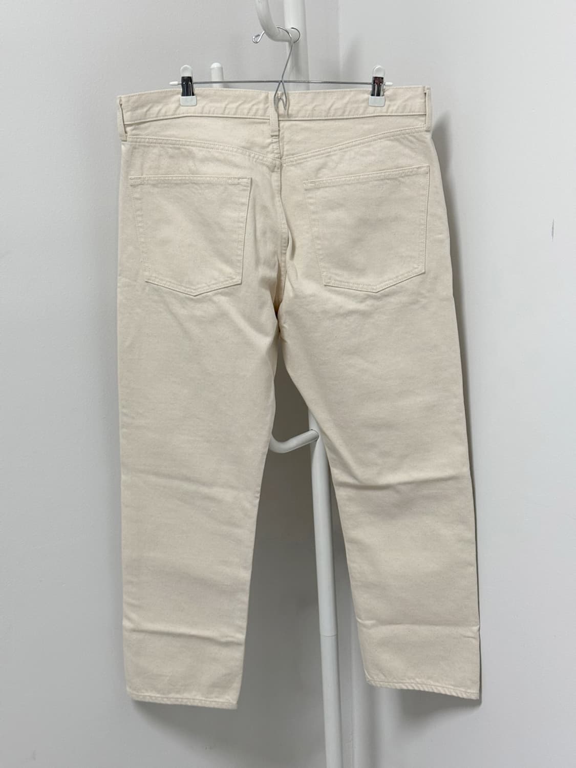 [32~33] 무인양품 LABO 테이퍼드진 에크루 데님 청바지 상품이미지9