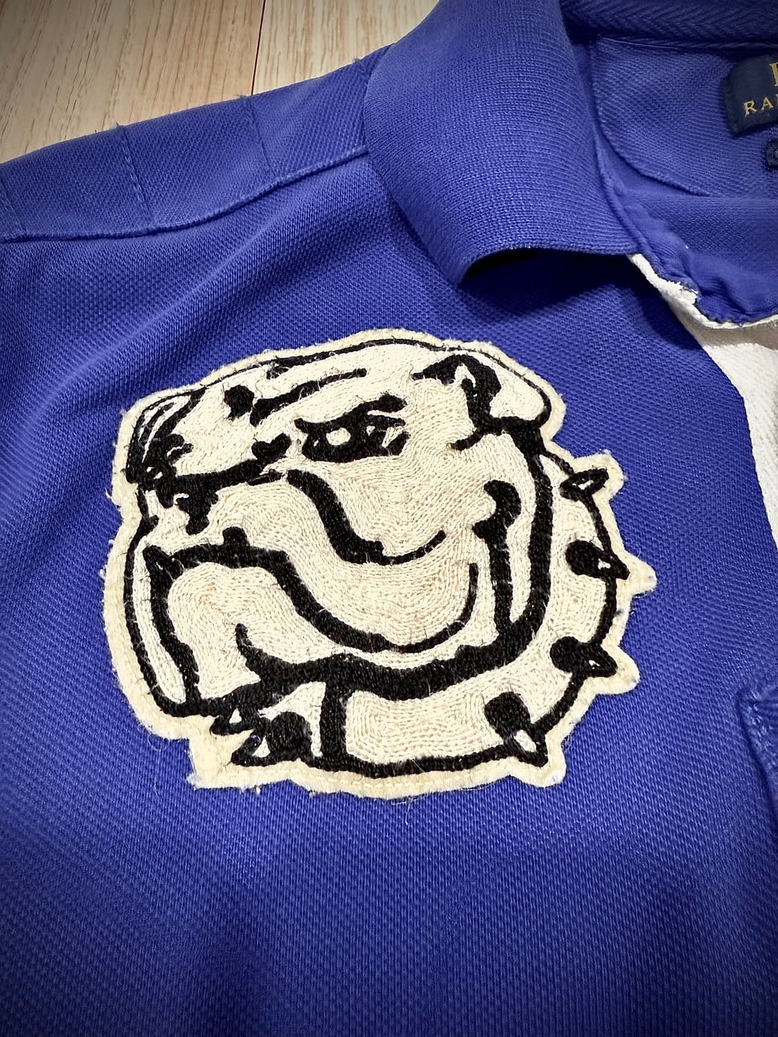 폴로 랄프로렌 커스텀핏 럭비 폴로 반팔 티셔츠 (불독 패치) 상품이미지2