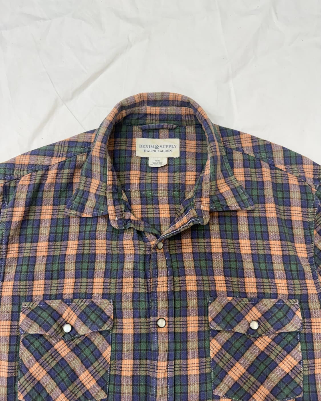 Denim & Supply Ralph Lauren 웨스턴 체크 반팔 셔츠 상품이미지1
