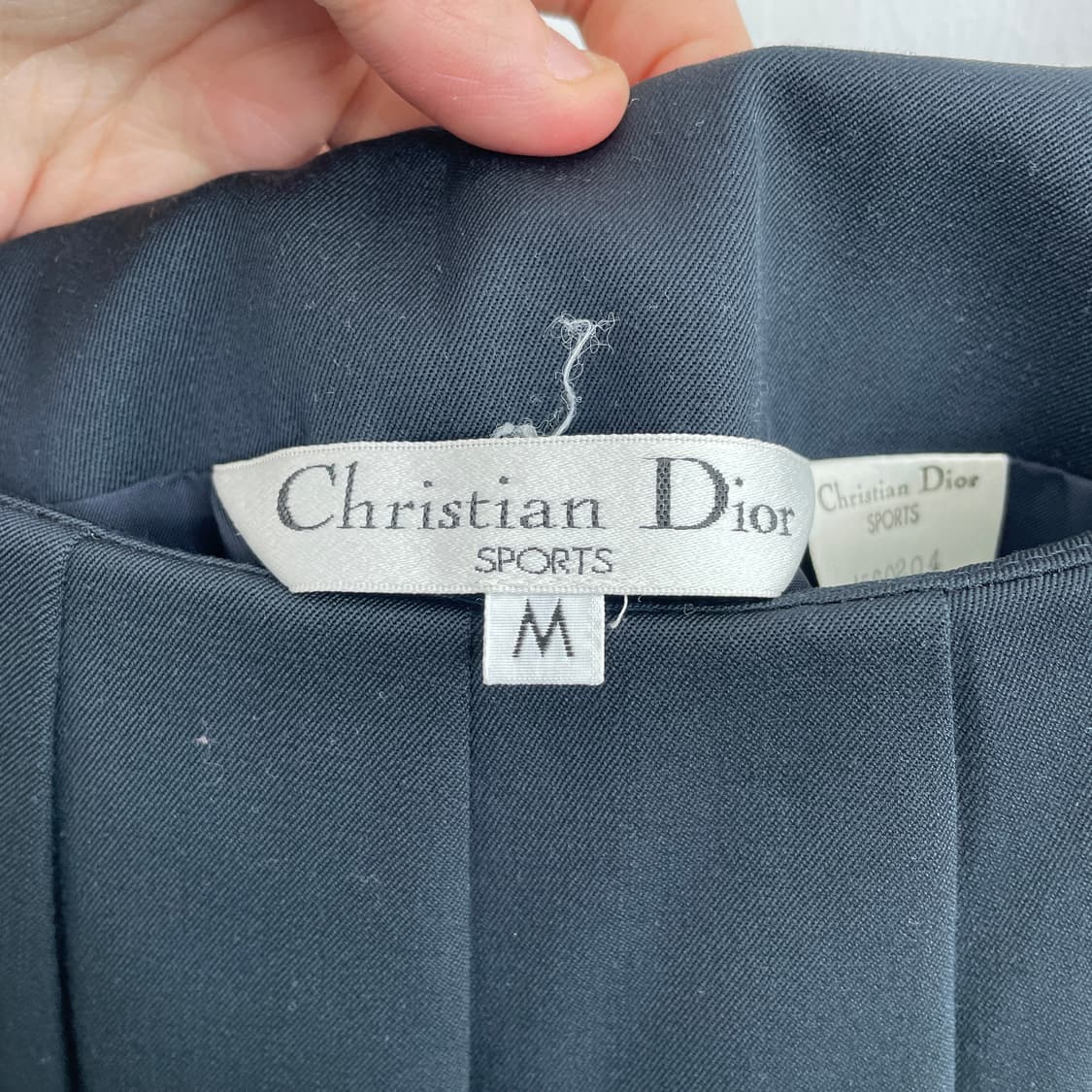 크리스찬 디올 블랙 플리츠 미니 스커트 상품이미지4