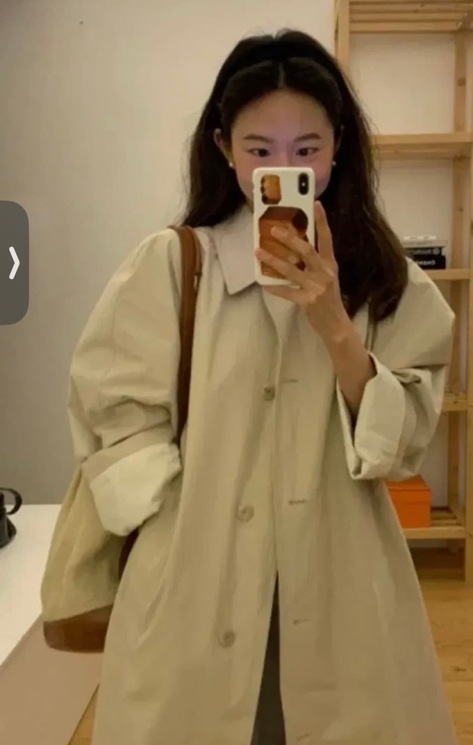낫띵리튼 발마칸 트렌치코트 베이지 (상태 양호) 상품이미지1